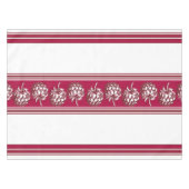 Raspberry Luxury Jacquard Stripes Tafelkleed (Voorkant (Horizontaal))