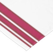 Raspberry Luxury Jacquard Stripes Tafelkleed (Gekanteld)
