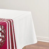 Raspberry Luxury Jacquard Stripes Tafelkleed (Voorbeeld)