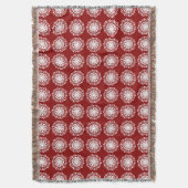 Raspberry Mandala Deken (Voorkant Verticaal)