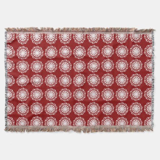 Raspberry Mandala Deken (Voorkant)