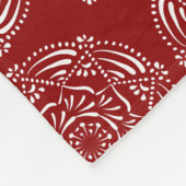 Raspberry Mandala Fleece Deken (Hoek)