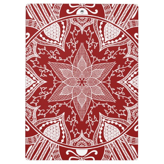 Raspberry Mandala Klembord (Achterkant)