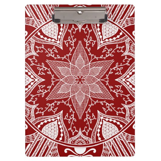 Raspberry Mandala Klembord (Voorkant)