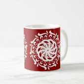 Raspberry Mandala Koffiemok (Voorkant rechts)