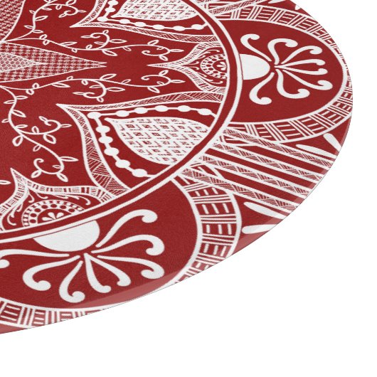 Raspberry Mandala Snijplank (Hoek)