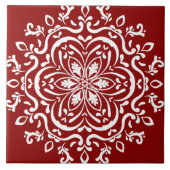 Raspberry Mandala Tegeltje (Voorkant)