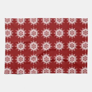 Raspberry Mandala Theedoek
