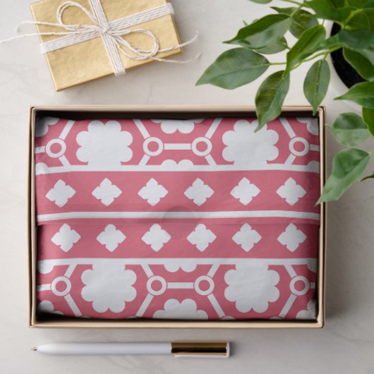 Raspberry Modern Bone Inlay Decoupage Paper Tissuepapier (Geschenk)