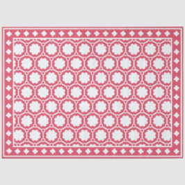 Raspberry Modern Bone Inlay Decoupage Paper Tissuepapier