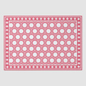 Raspberry Modern Bone Inlay Decoupage Paper Tissuepapier (Voorkant)