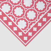 Raspberry Modern Bone Inlay Decoupage Paper Tissuepapier (Detail)