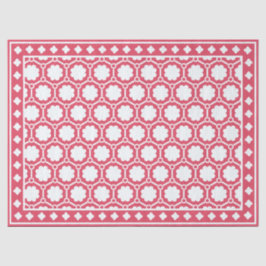 Raspberry Modern Bone Inlay Decoupage Paper Tissuepapier