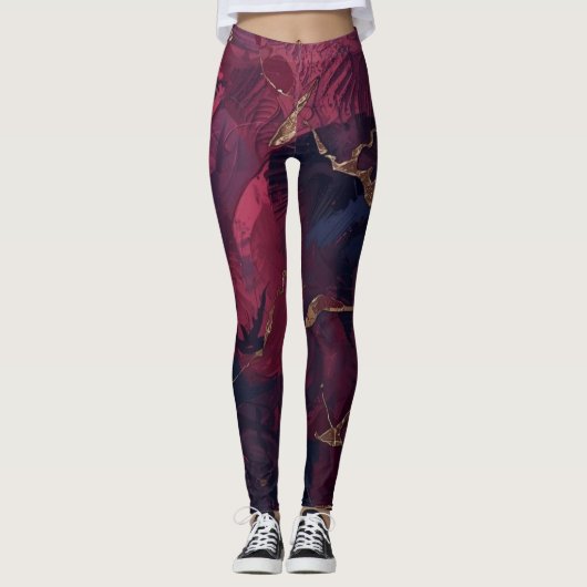 Raspberry Motion Leggings (Voorkant)