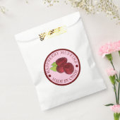 Raspberry Muffins Homemade gemaakt van Berry Bedankzakje (Gezegeld)