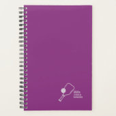 Raspberry Paarse Pickleball Personal Weekly Planner (Voorkant)