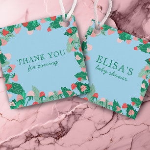 Raspberry Patch Schattige Kleurrijk Custom BABY SH Bedankjes Labels