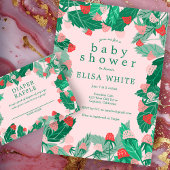 Raspberry Patch Schattige Kleurrijk Custom BABY SH Kaart