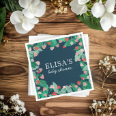 Raspberry Patch Schattige Kleurrijk Custom BABY SH Servet