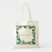 Raspberry Patch Schattige Kleurrijke Custom Berrie Tote Bag (Voorkant)