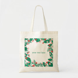 Raspberry Patch Schattige Kleurrijke Custom Berrie Tote Bag