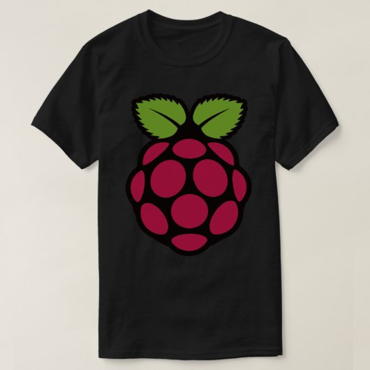 Raspberry Pi Logo Sticker.png T-shirt (Design voorkant)