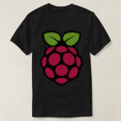 Raspberry pi logo Sticker T-shirt (Design voorkant)