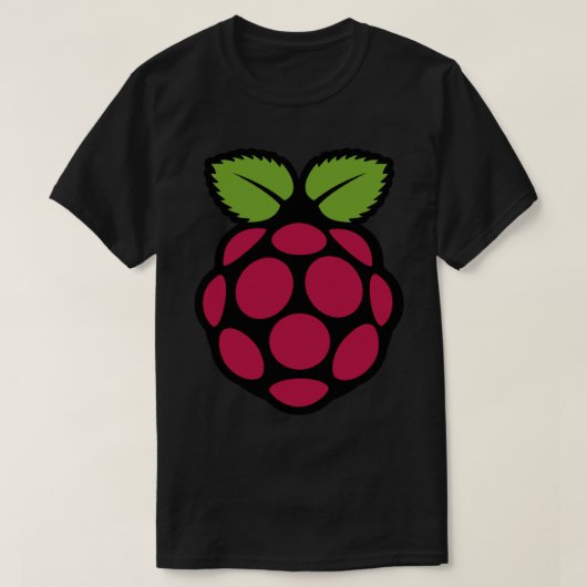 Raspberry pi logo Sticker T-shirt (Design voorkant)