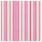 RASPBERRY PINK EN WHITE STRIPES STOF (Close Up)