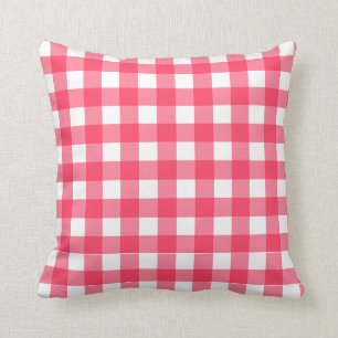 Raspberry Pink Gingham Play Kussen