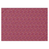 Raspberry Red Boho Bloeiende Takken Tafelkleed (Voorkant (Horizontaal))