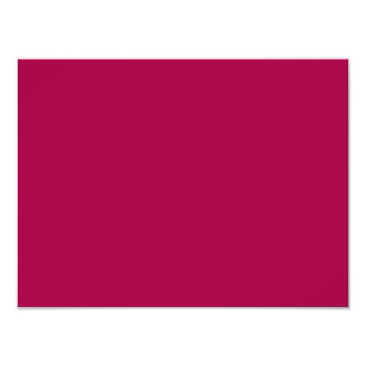 Raspberry Red Roze Solid Trend Color Achtergrond Foto Afdruk (Voorkant)