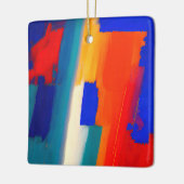 "Raspberry Rhapsody" Abstracte kunst Keramisch Ornament (Links)
