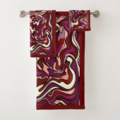 Raspberry Ripple Bad Handdoek (Insitu)