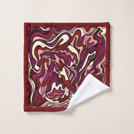 Raspberry Ripple Bad Handdoek (Wasdoekje)