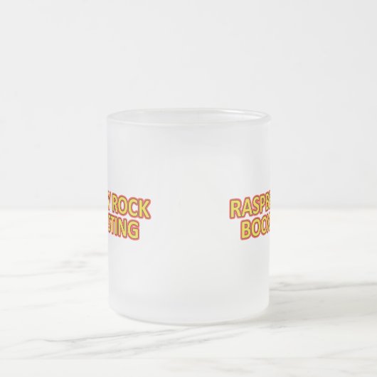 Raspberry Rock Booxefest Frosted Mok (Center)