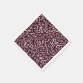 Raspberry & Roos Goud Elegante Prinses Trouwen Servet (Hoek)