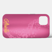 Raspberry Roos Gradient Bokeh Wave Case-Mate iPhone Case (Achterkant (horizontaal))