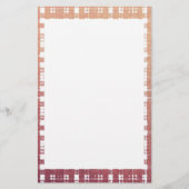 Raspberry roze Blush Modern gedente ombra Briefpapier (Voorkant)