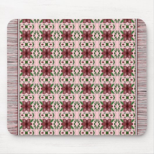 Raspberry roze muis Rug Muismat (Voorkant)