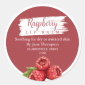 Raspberry Salve / balsem / Zeep Label (Voorkant)