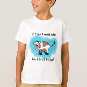 Raspberry Sassafras "Poop ik niet?" T-shirt kind (Voorkant)
