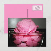 Raspberry Sherbet Briefkaart (Voorkant / Achterkant)