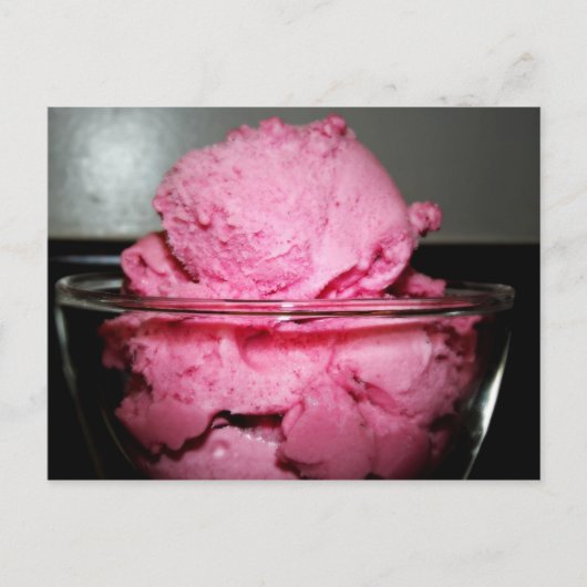 Raspberry Sherbet Briefkaart (Voorkant)