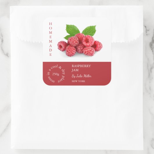 Raspberry Small Business Label (Tas)