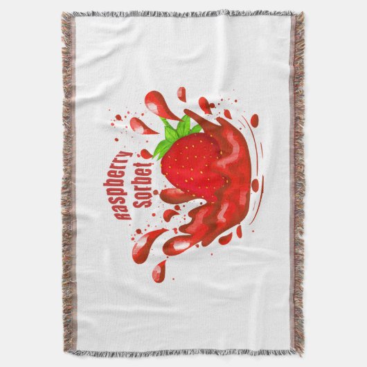 Raspberry Sorbet Deken (Voorkant Verticaal)