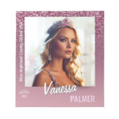 Raspberry Sparkle Titleholder Autograph Notitieblo Notitieblok (Voorkant)