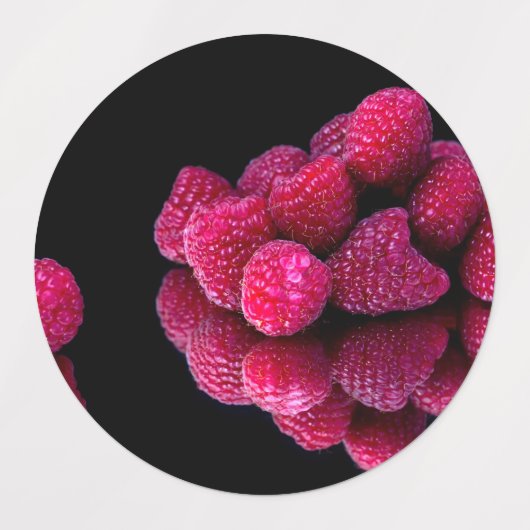 Raspberry still Life Labels (Design 1)