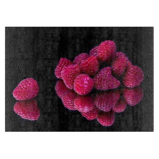 Raspberry still Life Snijplank (Voorkant)