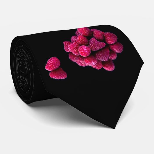 Raspberry still Life Stropdas (Opgerold)